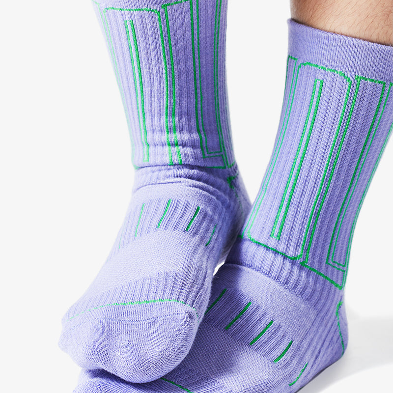 HOLIDAY, EVERYDAY | Holiday | Lavender Field | Patterned Performance Crew Socks
