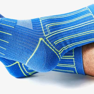 HOLIDAY, EVERYDAY | Holiday | Blue Lagoon | Patterned Performance Crew Socks