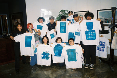 Cyanotype print on Fabric!
