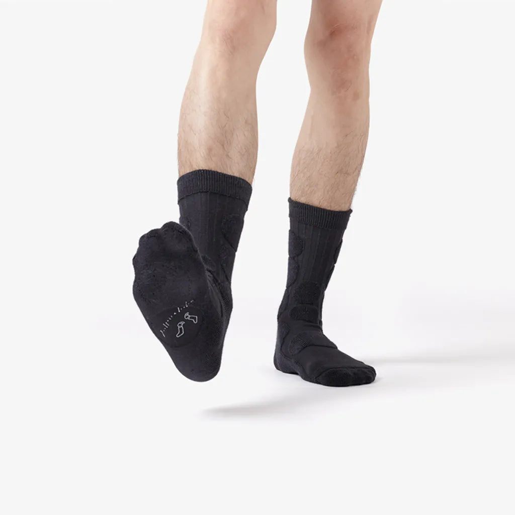 OOOO OYA Charcoal Socks | Patterned Socks