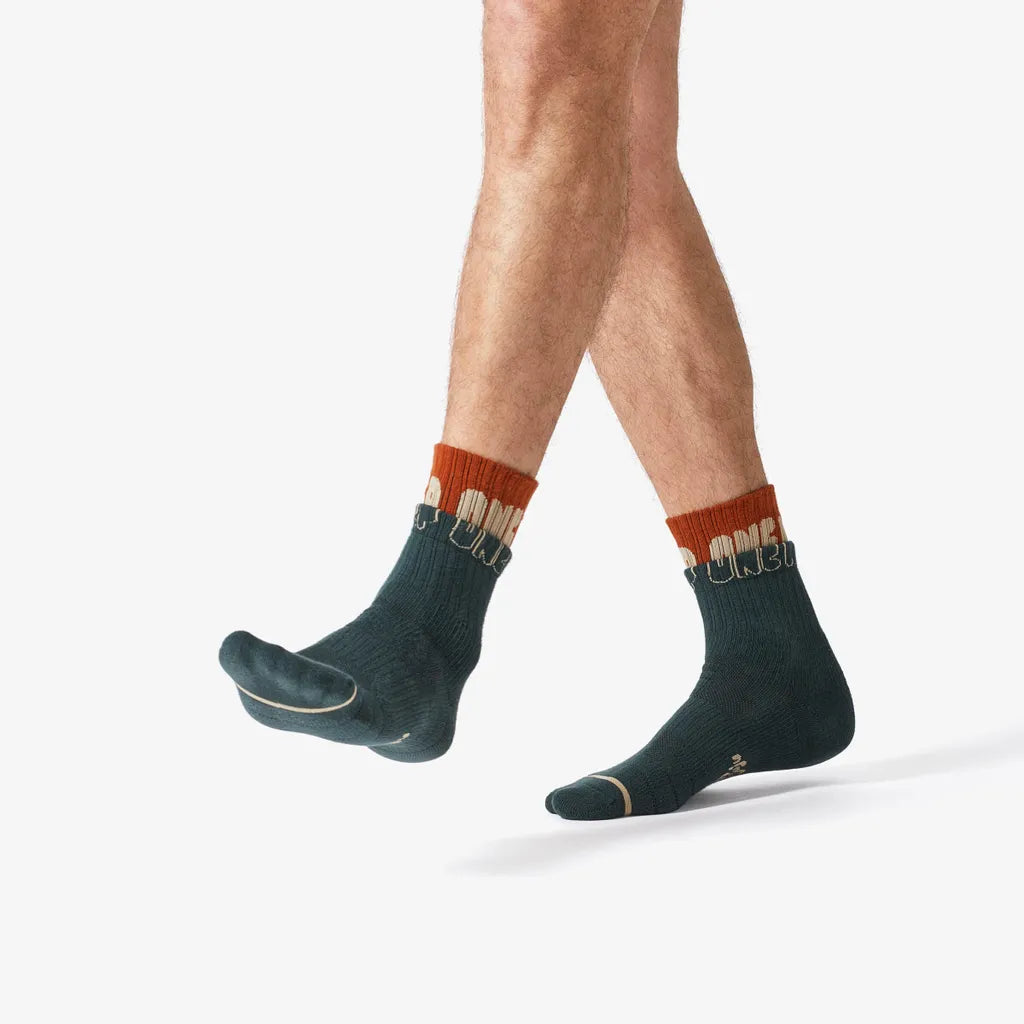 One More Rep | Run Forest Run | Double layer Performance Mid Socks
