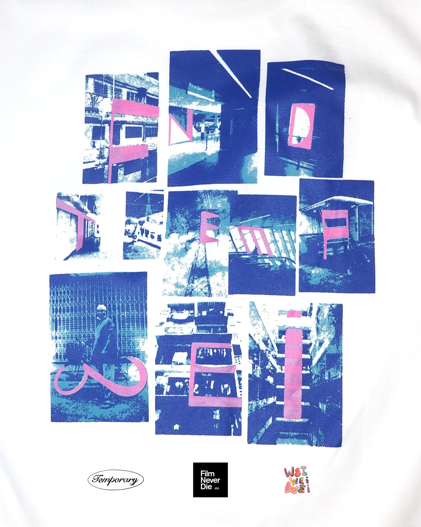 FilmNeverDie x WeiWeiWei x Temporary Graphic Tee , Limited edition*