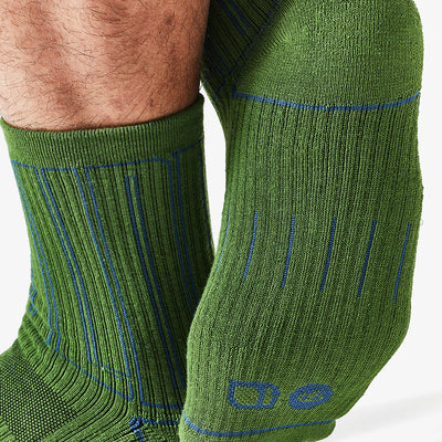HOLIDAY, EVERYDAY | Holiday | Mossy Path | Patterned Performance Crew Socks