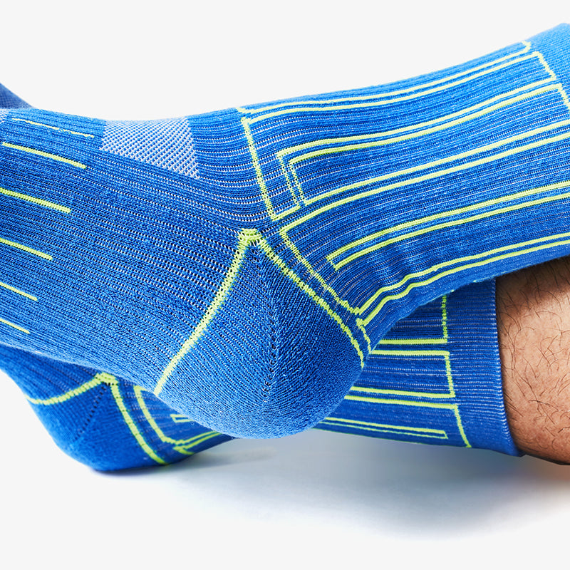 HOLIDAY, EVERYDAY | Holiday | Blue Lagoon | Patterned Performance Crew Socks