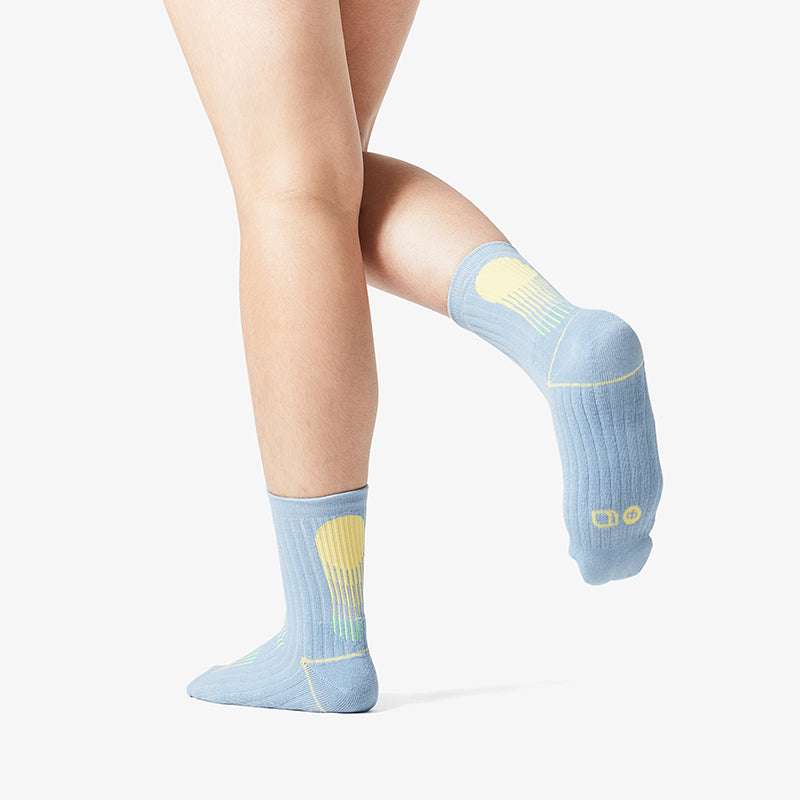 HOLIDAY, EVERYDAY | Sun Day | Morning Glow | Patterned Performance Crew Socks