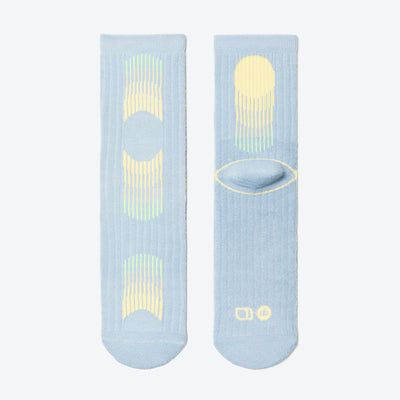 HOLIDAY, EVERYDAY | Sun Day | Morning Glow | Patterned Performance Crew Socks