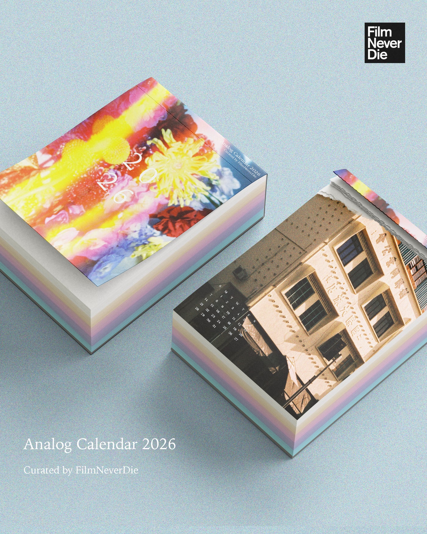 FilmNeverDie Analog Calendar 2026 , 10x12cm - Preorder now!